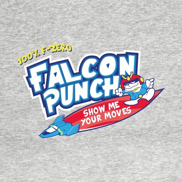 Falcon Punch Hawaiian Punch F-zero X Captain Falcon by stayfrostybro